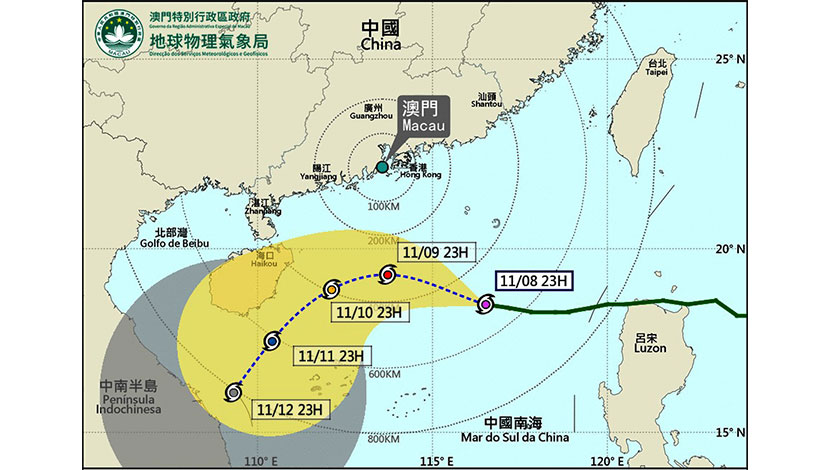 「銀杏」續移近 今明發三號波機會中等    