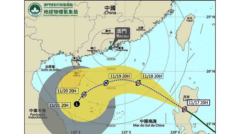 「萬宜」趨近   氣象局適時掛風球   