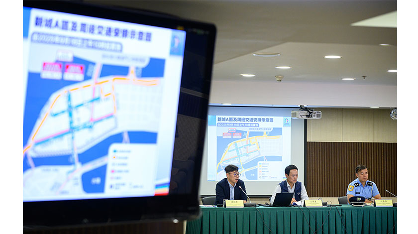 A區多條主幹道路開通  A2橋今起雙向行駛    