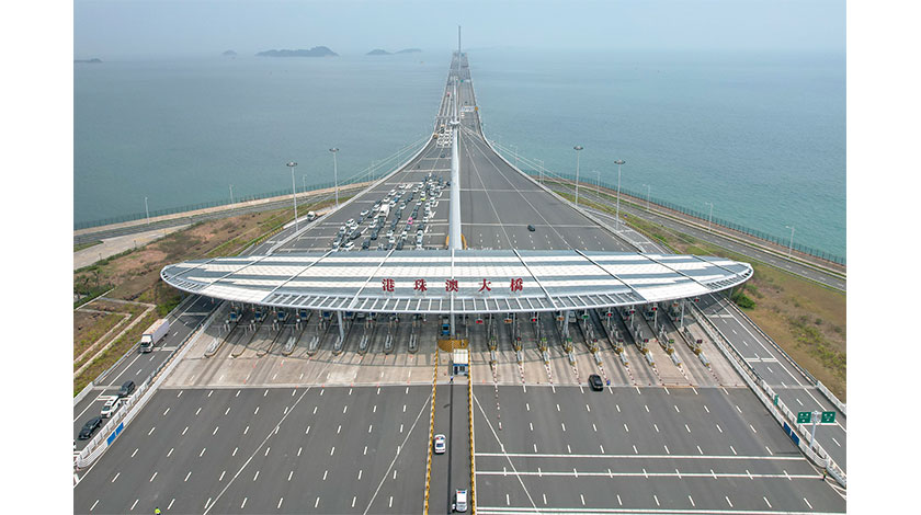 清明假期大橋珠海口岸車流居全國首位    